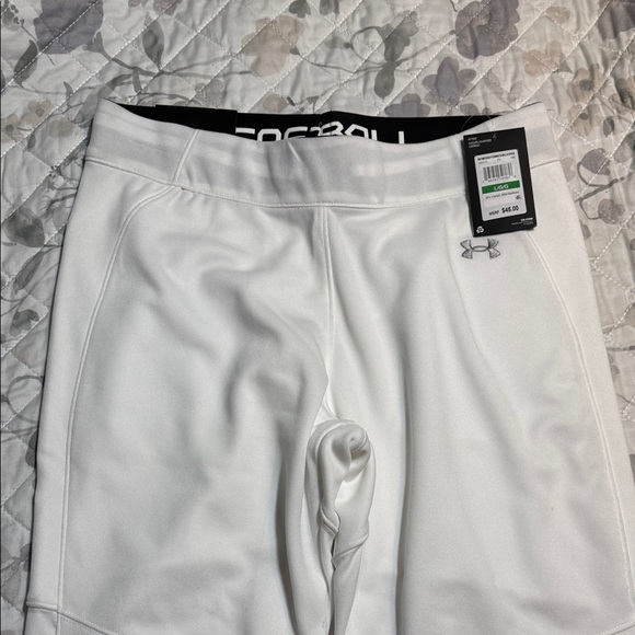 Under Armour White softball pants L - Picture 2 of 11